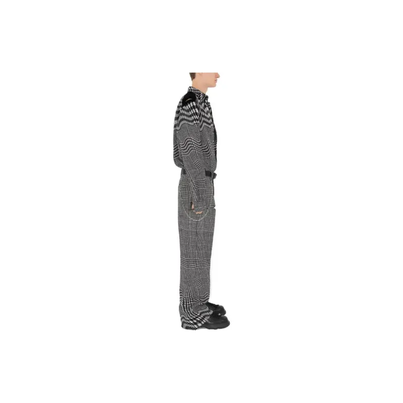 Burberry Shirt Men's Black White-4