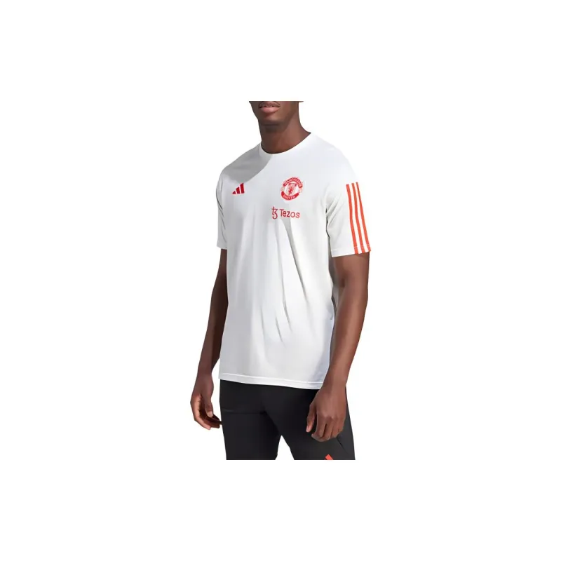 Adidas Manchester United Tiro 23 Training T Shirt Soccer Jersey Men's White-3