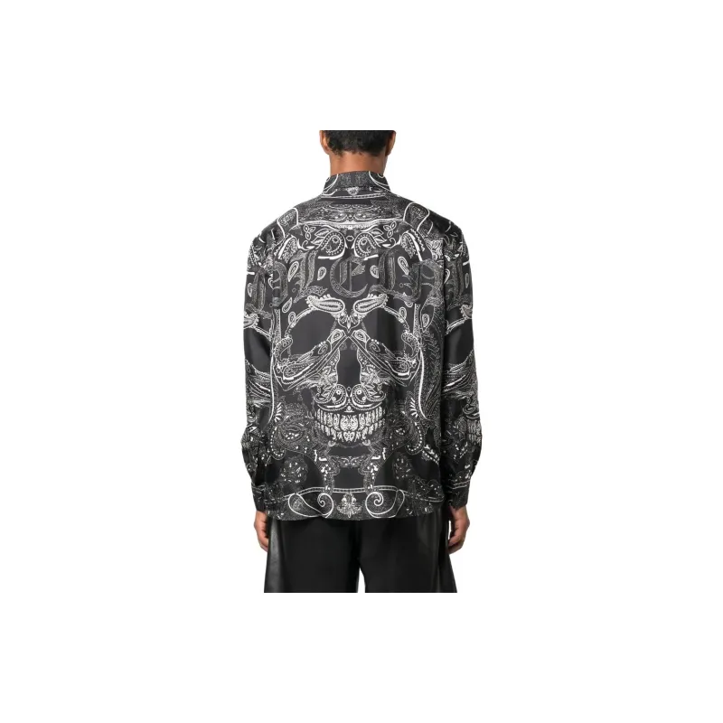 PHILIPP PLEIN Paisley print Silk Shirt-6