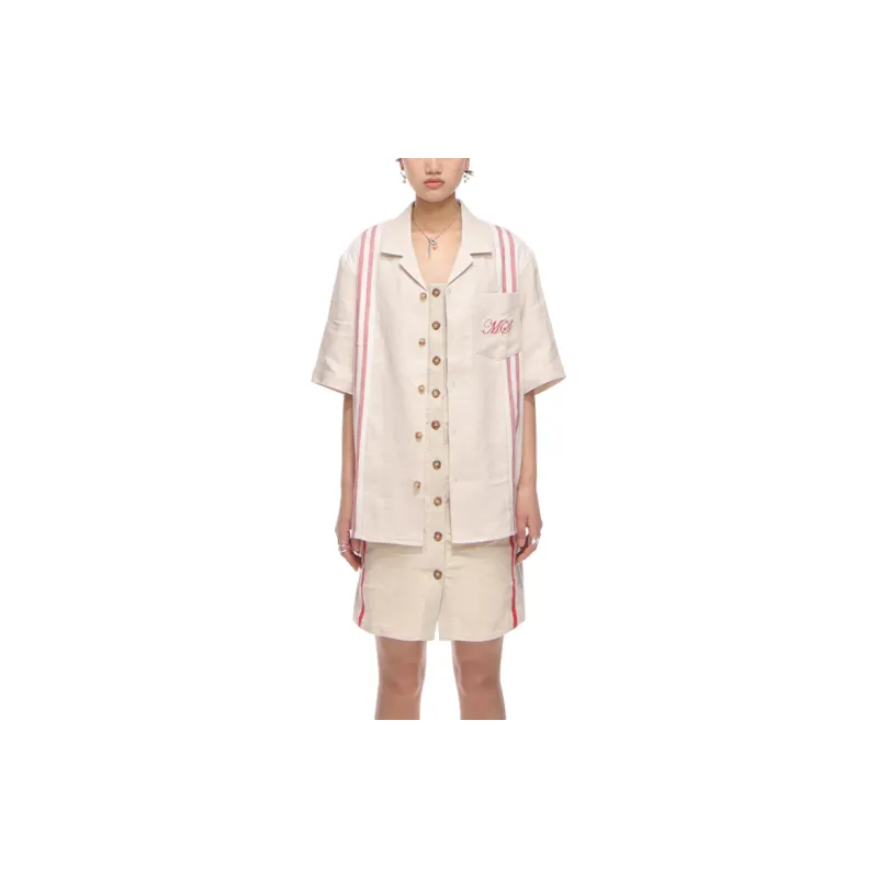 Marine Serre Shirts Unisex White-3