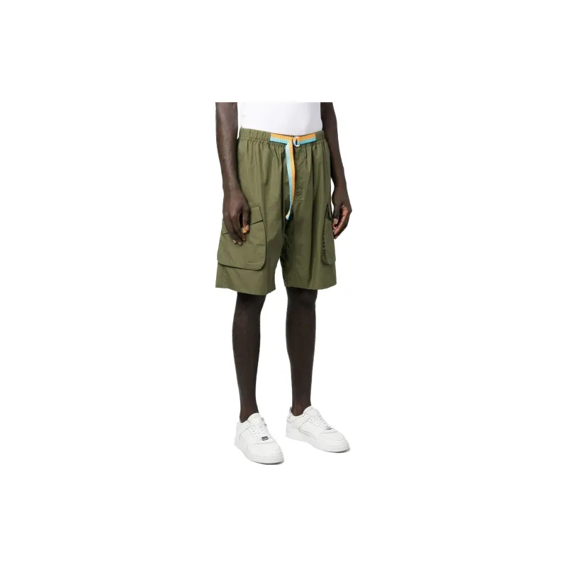 Marcelo Burlon Logo Embroidered Cargo Shorts-3