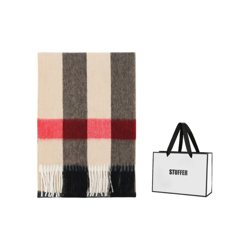 STUFFER 100% Pure Wool Knit Scarves Unisex-8