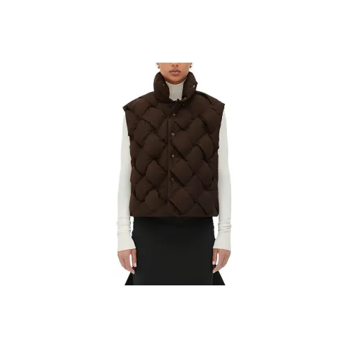 Bottega Veneta Vests Women's Chocolate Brown