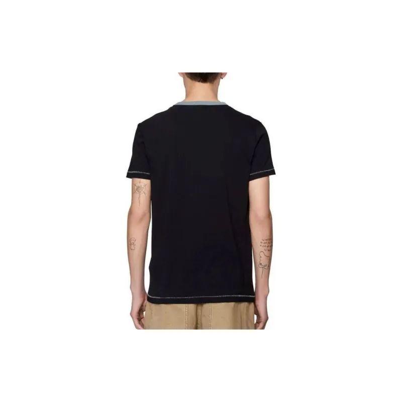 DIESEL T-Shirts Men Black-2