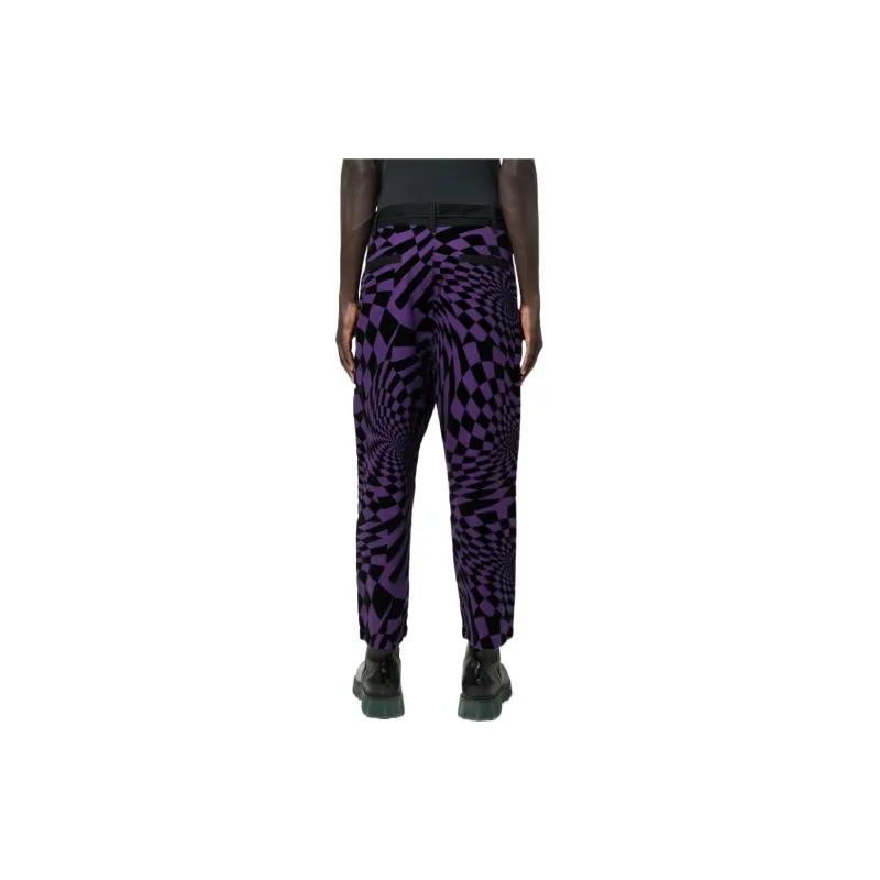 Vans Casual Pants Men Black Purple-2