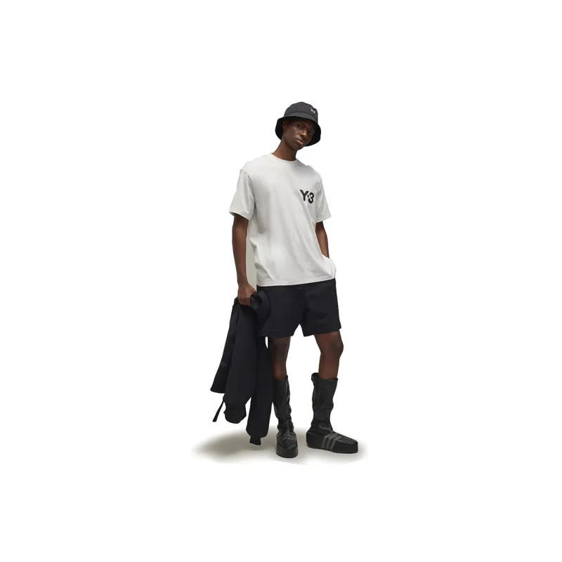 Y 3 Logo print T shirt-3