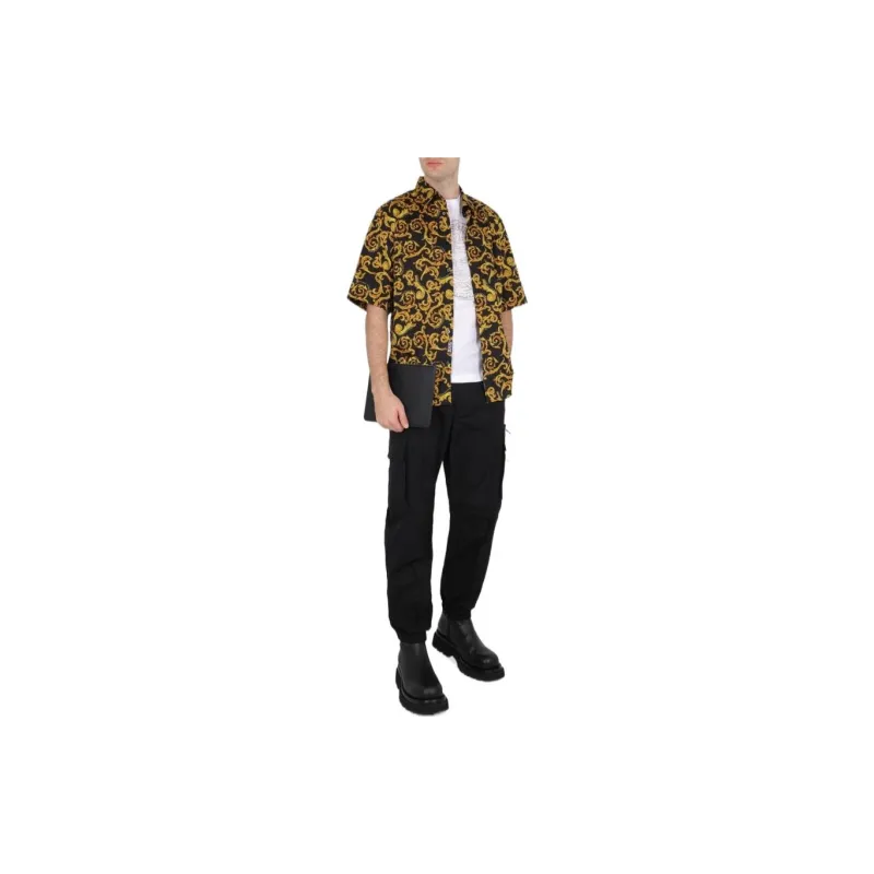 VERSACE JEANS COUTURE Baroque pattern Cotton Shirt-2