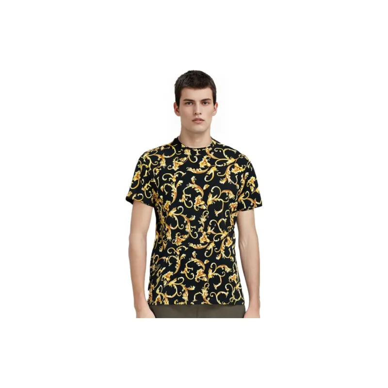 VERSACE T Shirts Men Black-6