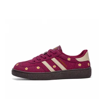 B10CROWN Anti Slip Wear Resistant Lightweight Breathable Low Top Skateboard Shoes Women's Cora Red