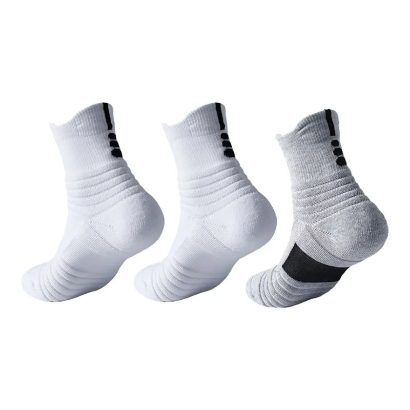 Brute Rabbit Basketball Socks Men's 3 Pack Available In Three Colors-39