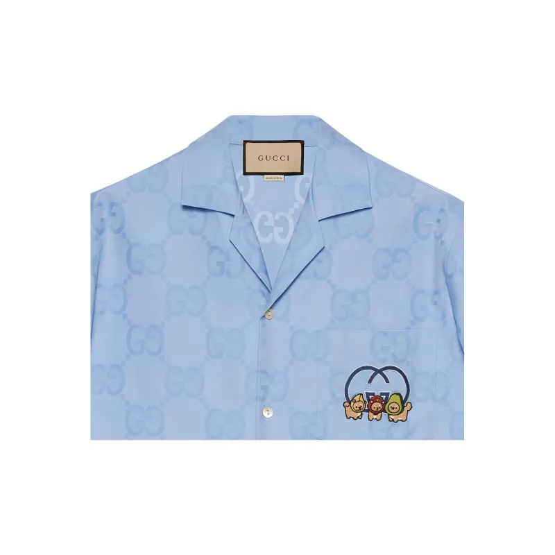 GUCCI Kawaii Aloha Logo Shirt-5