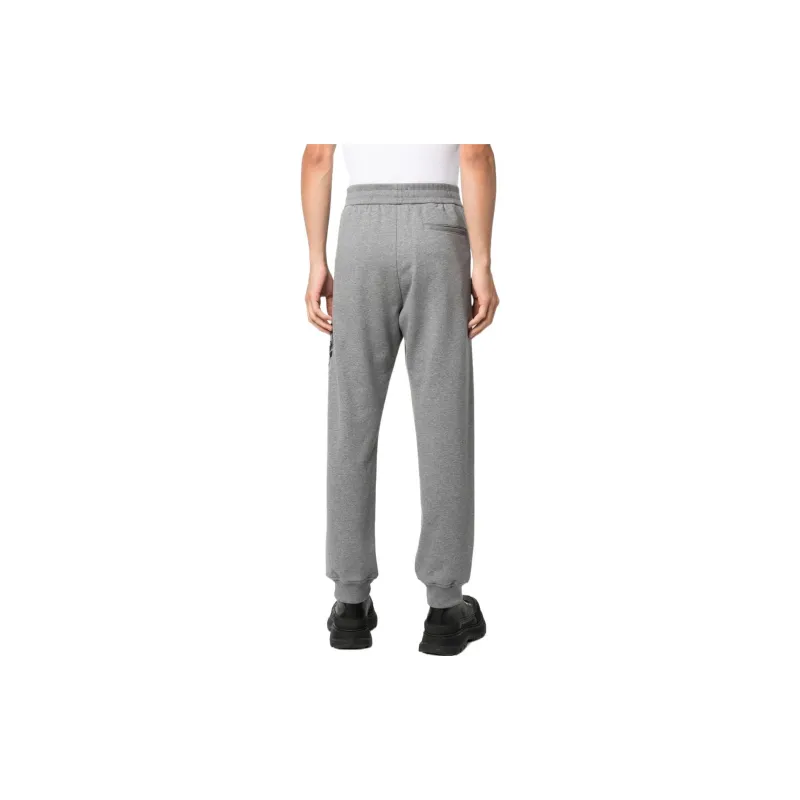VERSACE Knitted Sweatpants Men Gray-2