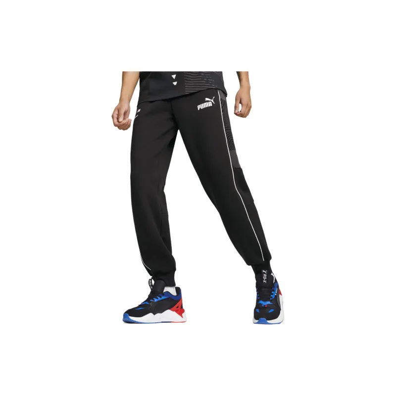 PUMA BMW Knitted Sports Pants Men's Black-2