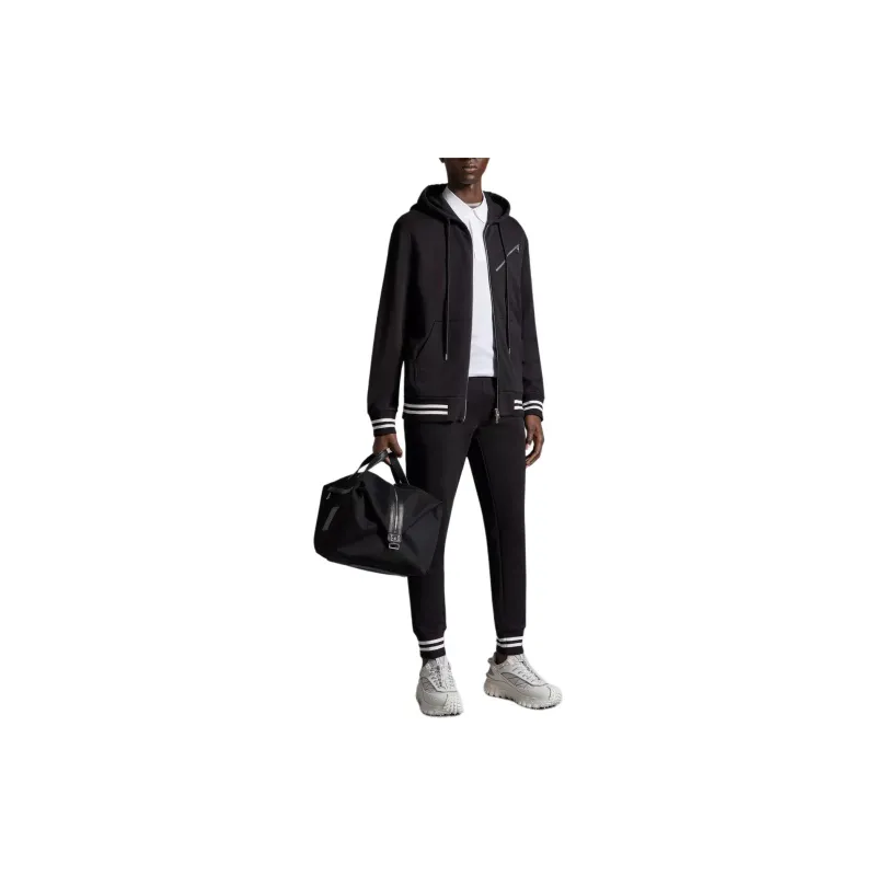 Moncler Casual Pants Men's Black-1