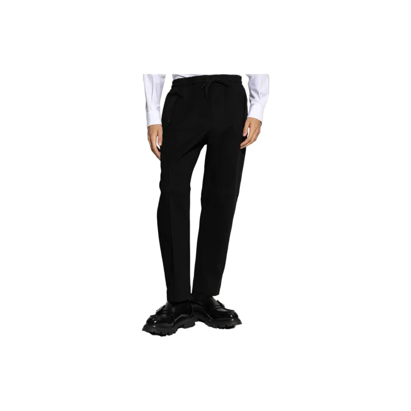 MOSCHINO Pleated Straight Leg Trousers-1