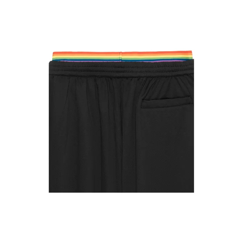 Balenciaga FW22 Casual Shorts Loose Fit Style Men's Black-3