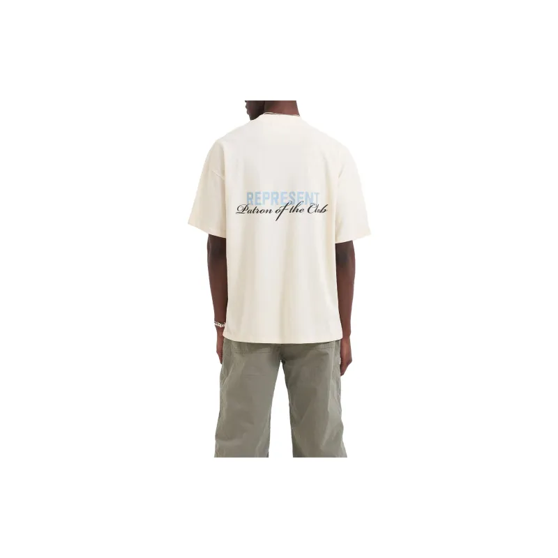 REPRESENT Patron Of The Club T-Shirt T-Shirt Men's Cream-2