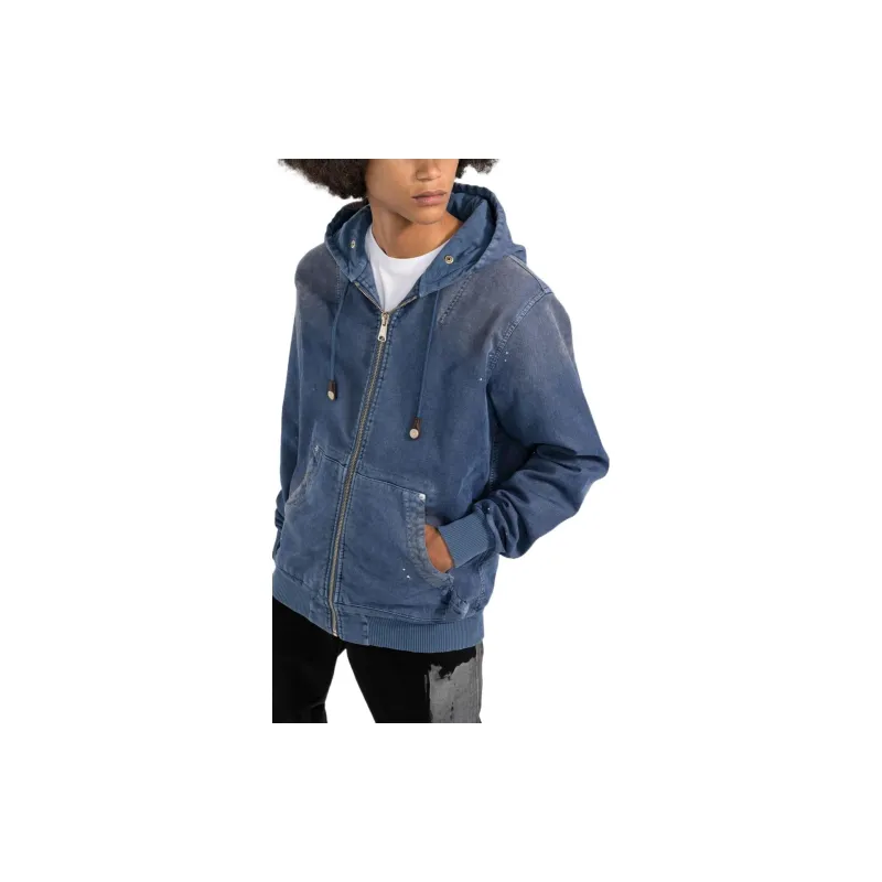 DIESEL Denim Jackets Men Blue-3