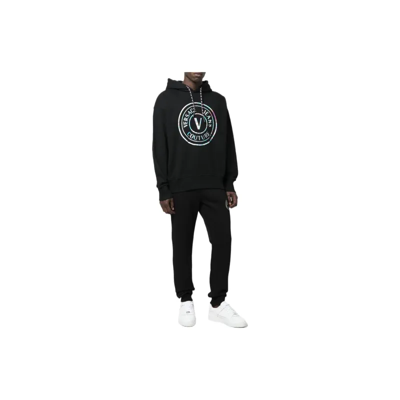 VERSACE JEANS COUTURE Logo Print Hoodie-1