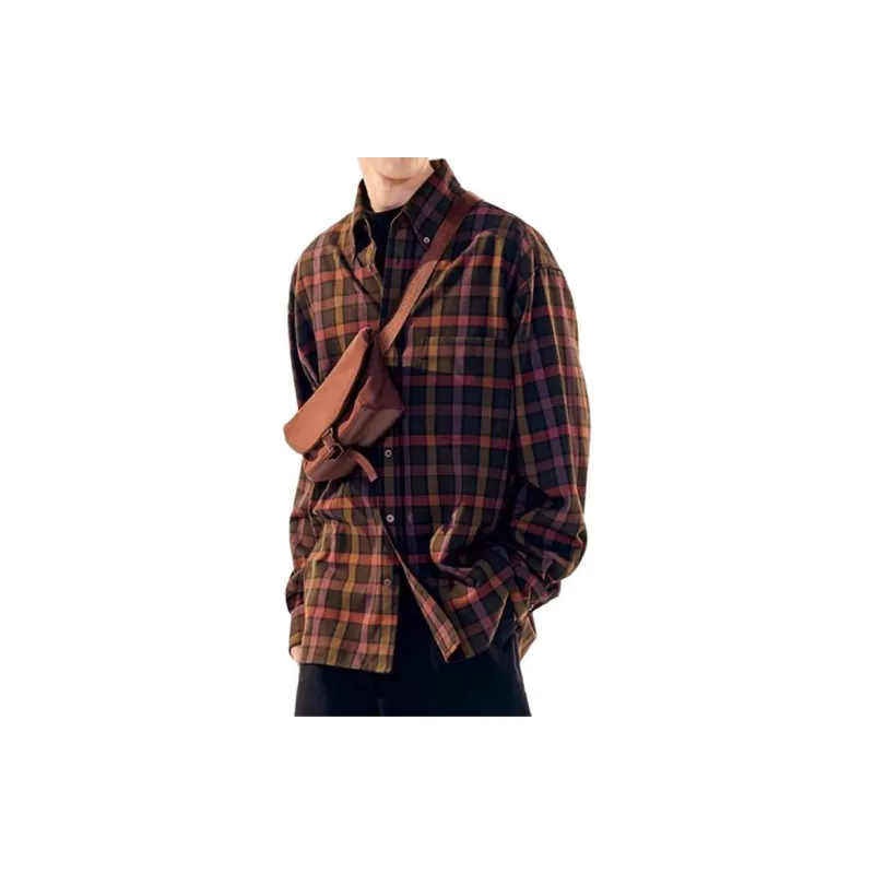 UNIQLO FW23 U Series Shirt Men's Dark Brown-4