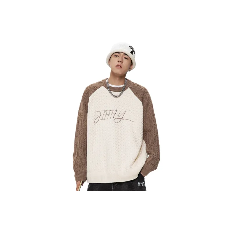 Jifffly Knitwear Unisex Apricot Coffee-5