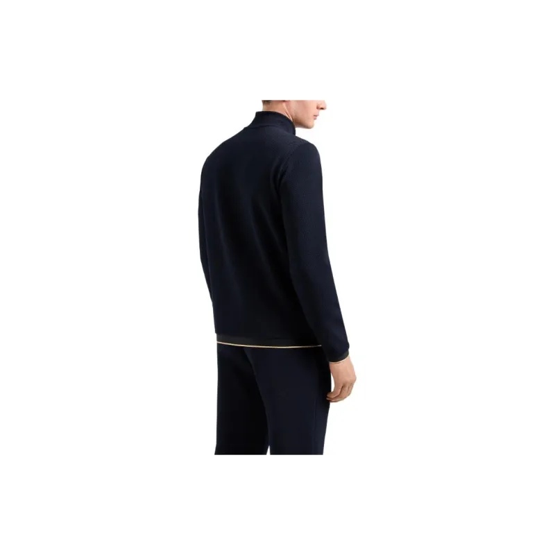 EMPORIO ARMANI EA7 FW24 Sweatshirt Men's Navy Blue-2