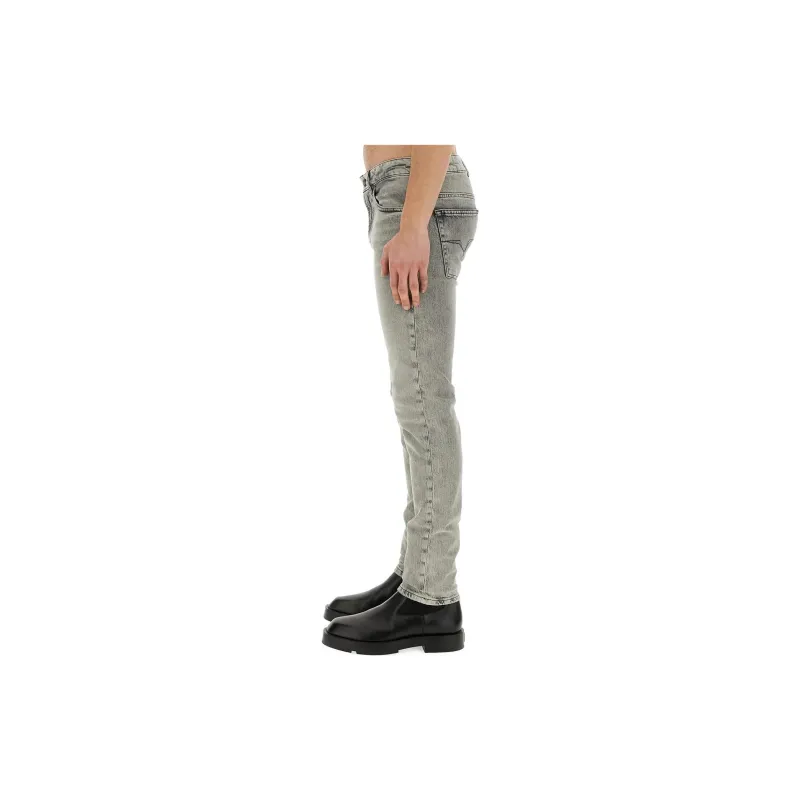 VERSACE JEANS COUTURE Logo Patch Straight Leg Jeans-3