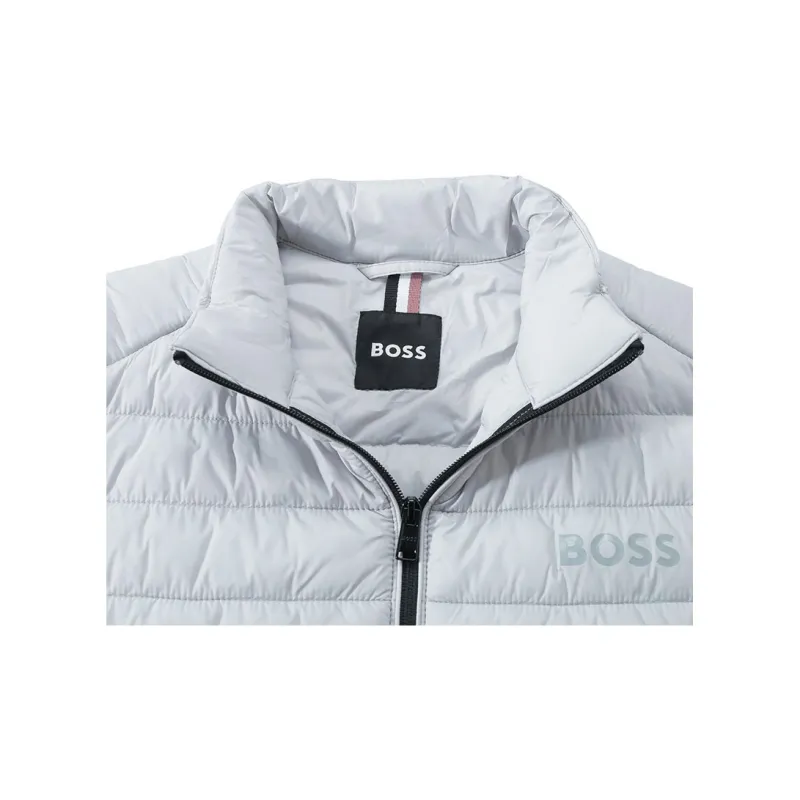 HUGO BOSS Logo flocked Quilted Gilet-5