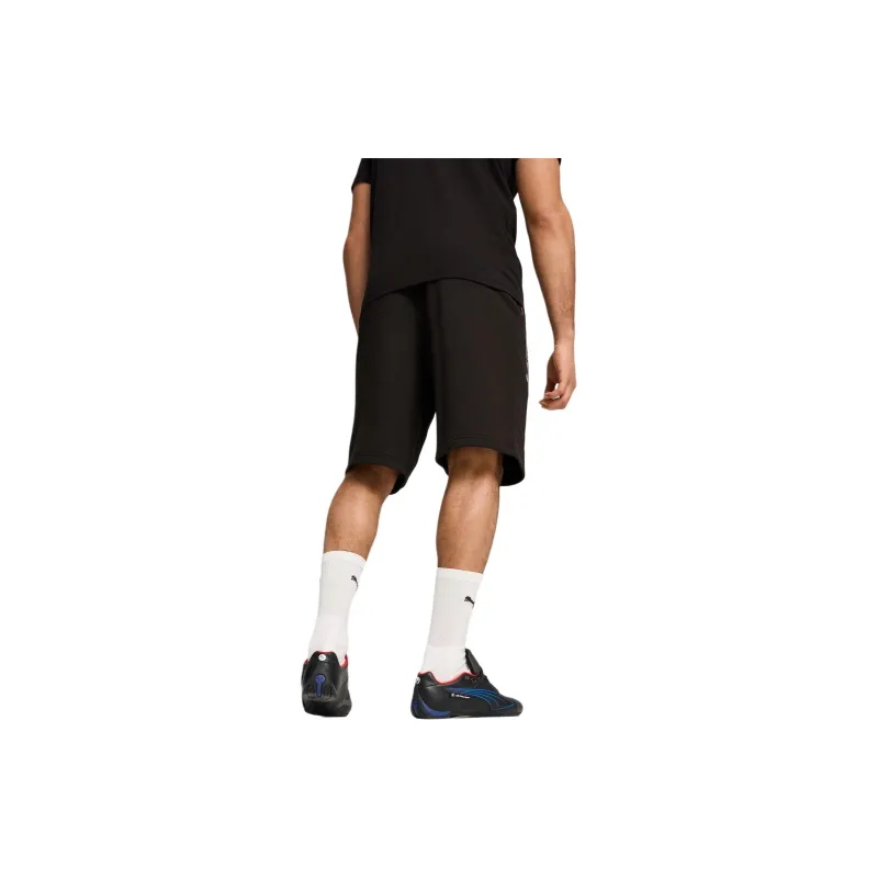 PUMA BMW M Motorsport SS24 ESS+ Fleece Shorts Casual Shorts Men's Black-4