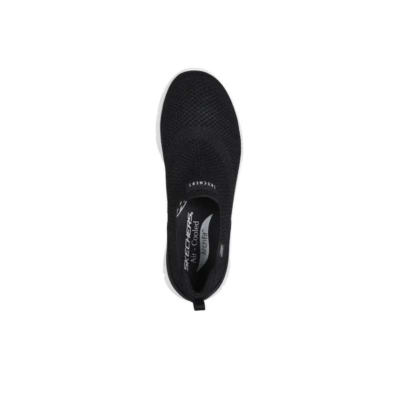 Skechers ARCH FIT REFINE Durable Breathable Support Low-Top Casual Shoes Women's Black-4