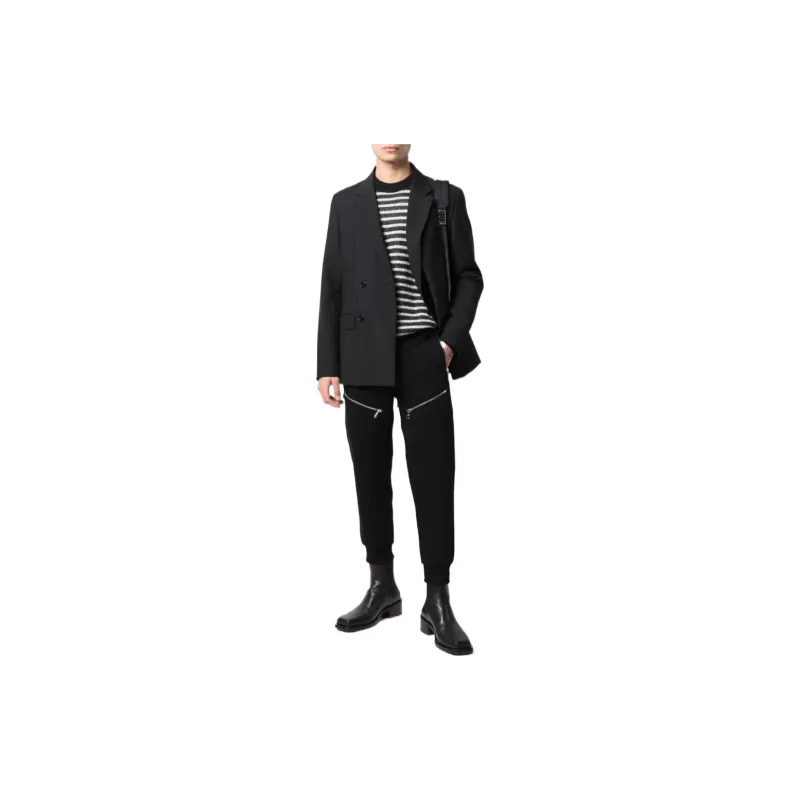 Neil Barrett Knitted Sweatpants Men Black-1