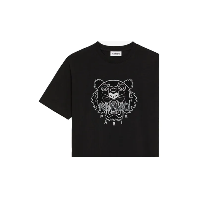 KENZO Classic Tiger Head T Shirt Men's Black-3