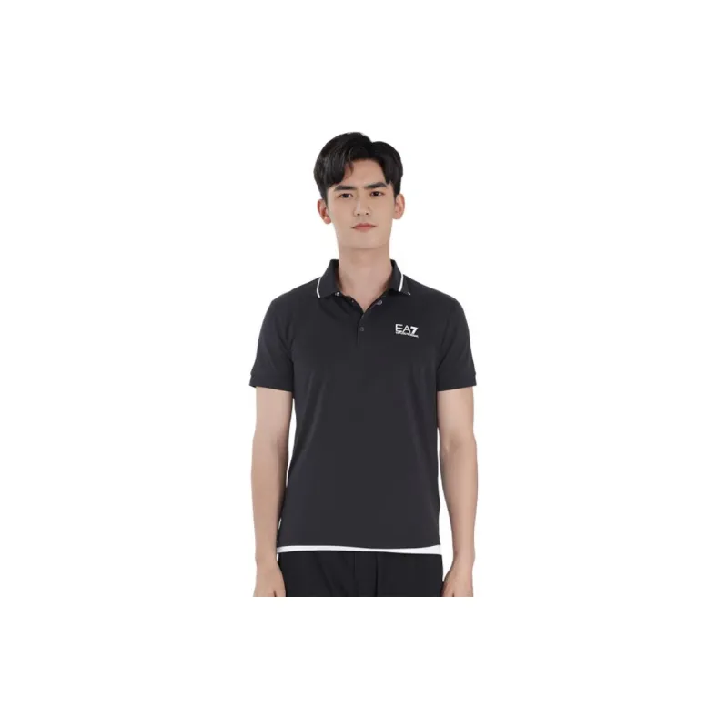 EMPORIO ARMANI Piqué weave Polo Shirt-7