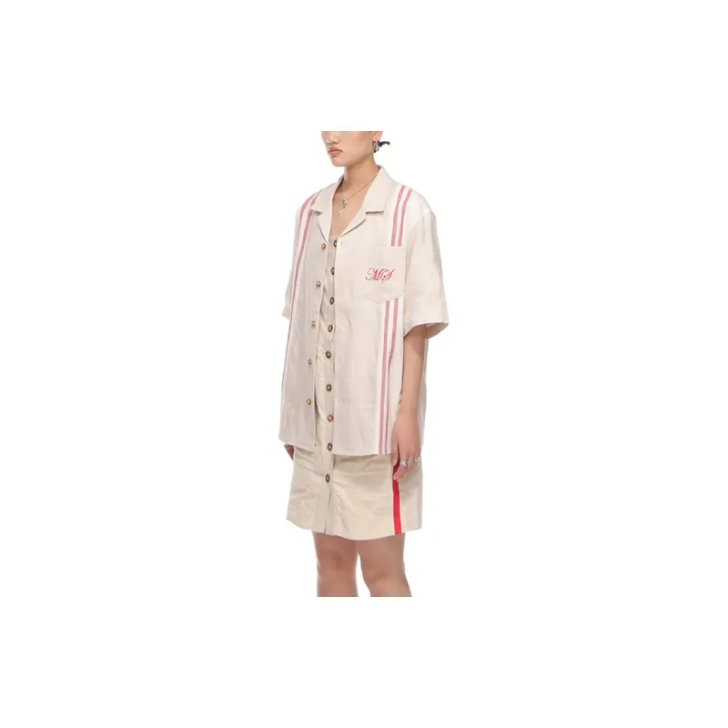 Marine Serre Shirts Unisex White-5