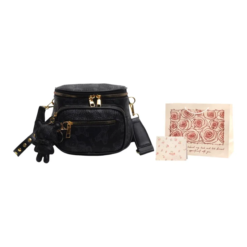 Rainbow Girl PU Crossbody Bag, Shoulder Bag Women's Multicolor-17