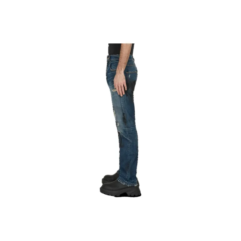 1017 ALYX 9SM Distressed effect Straight leg Jeans-3