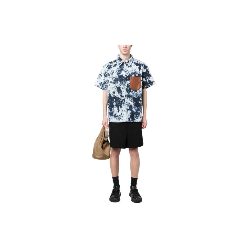 Ferrari Tie dye Patterned Shirt-1