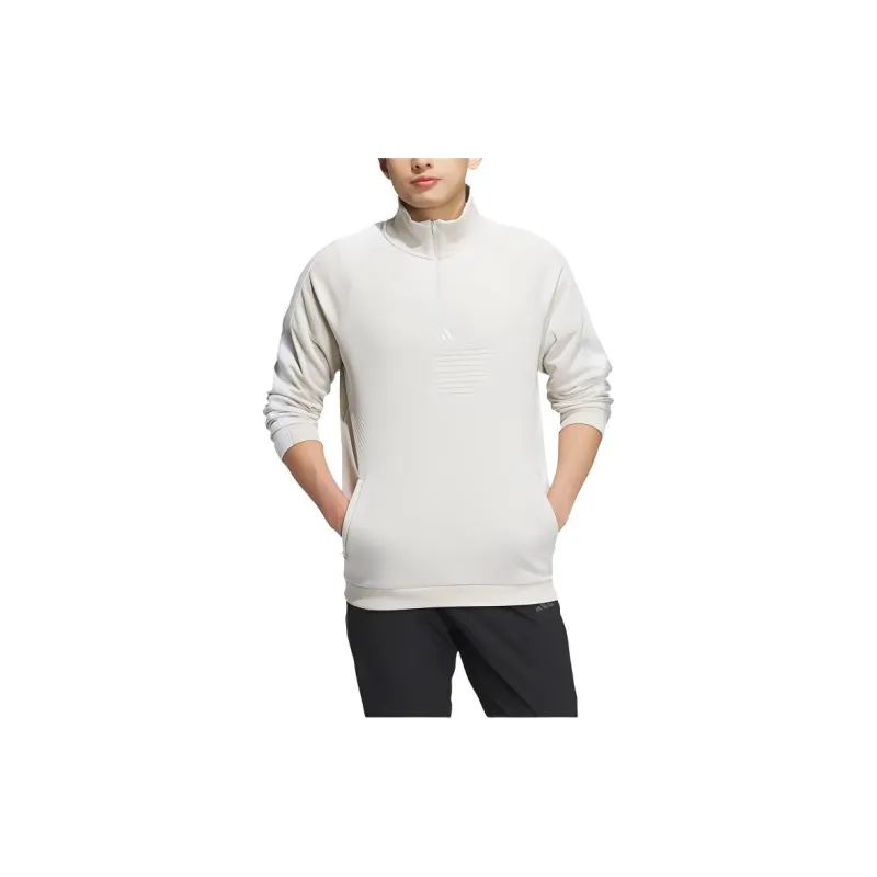 Adidas AEROREADY Thermal Fleece Archive Sweatshirt Unisex Aluminum Oxide-6