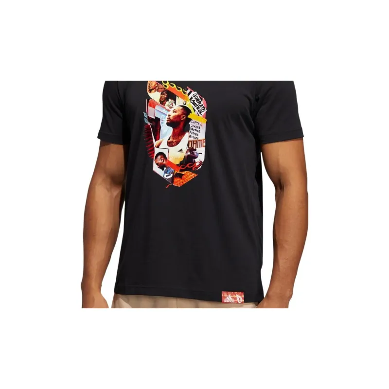 Adidas T Shirts Men Black-5