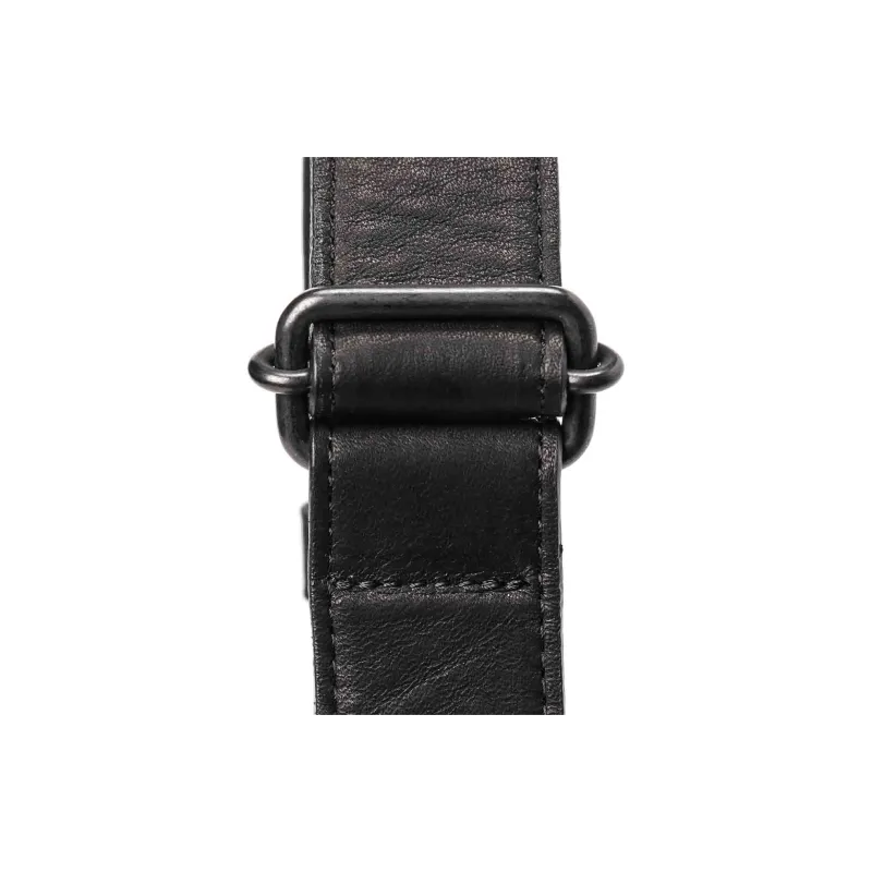 Yohji Yamamoto Cow Leather One Shoulder Crossbody Fanny Pack Men's Black-5