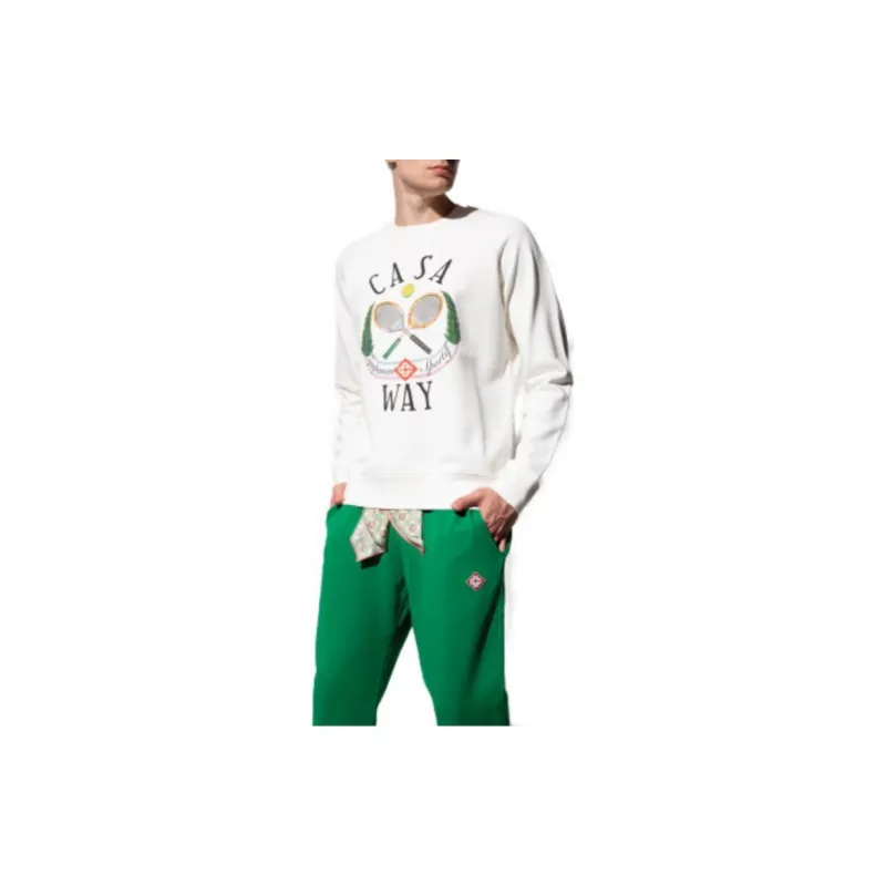 CASABLANCA Castaway Tennis Club Digital Print Raglan-3