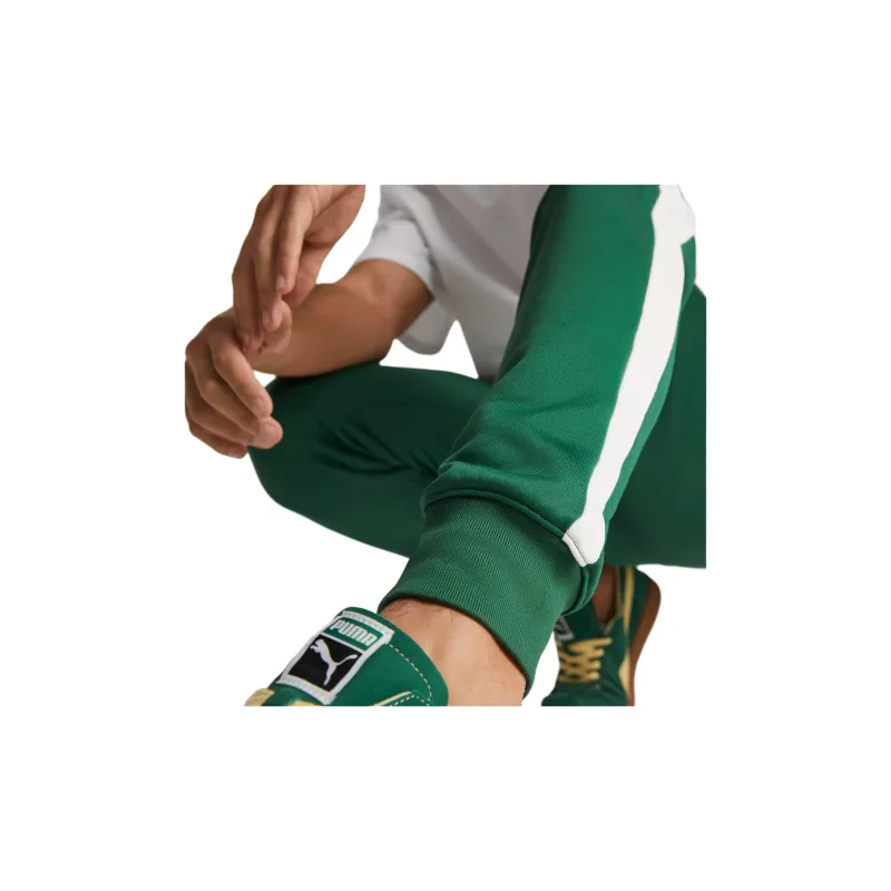 PUMA T7 Iconic Track Knitted Sports Pants Men's Rattan Color-3