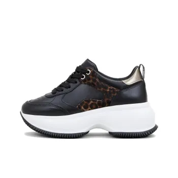 HOGAN Maxi I Active Hogan Low-Top Platform Shoes Women's Black