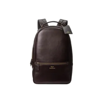 Polo Ralph Lauren Cow Leather Backpack Regular Men's Dark Brown