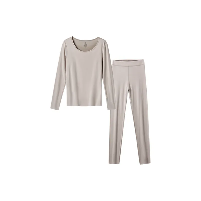 Ubras Muscle bottomed Clothing Series Thermal Set Women's-20
