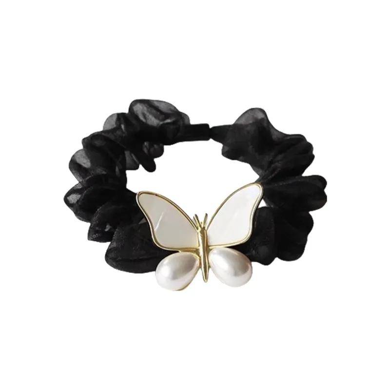 Connect The Past And The Present. Fabric Hair Tie Women's-3