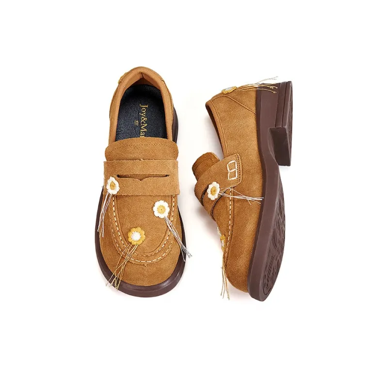 Joy&Mario Loafers Women's Coffee/Camel-9