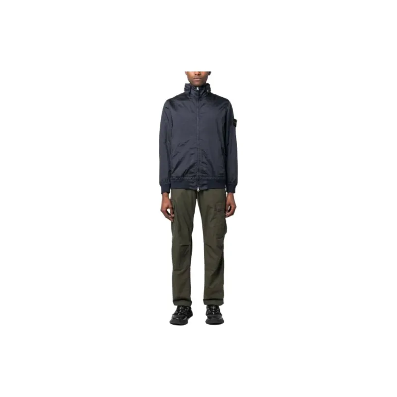 STONE ISLAND Compass logo Zip up Windbreaker-1