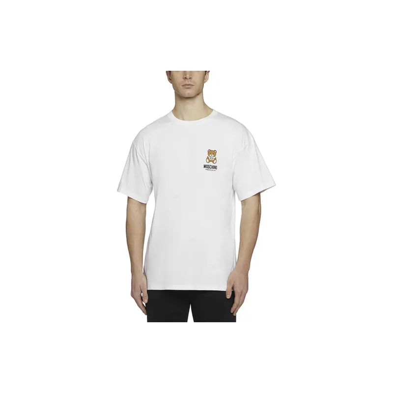 MOSCHINO SS21 T Shirt Men's White-2