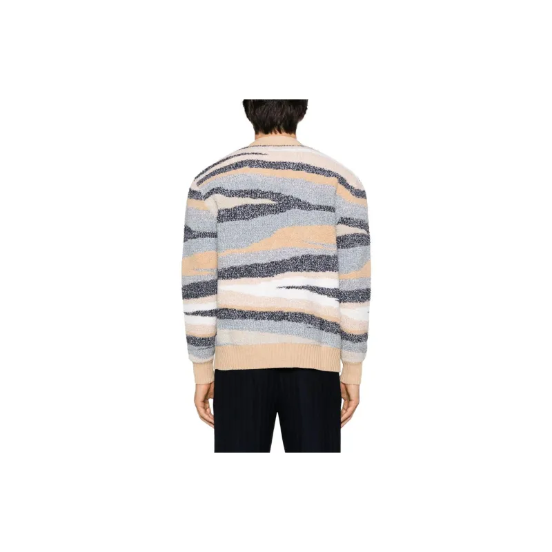 MISSONI Zigzag jacquard Wool Cardigan-1
